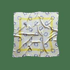 Delphi silk scarf Ivory from Urbankissed