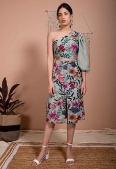 Floral Skirt - Lush Green via Urbankissed