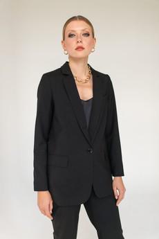 Classic Loose Fit Blazer Black via Urbankissed