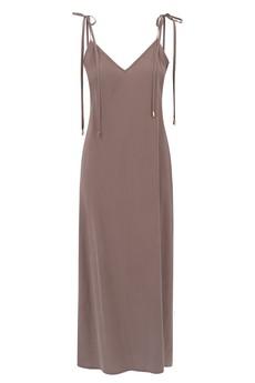 Aphrodite Light Chocolate Dress via Urbankissed