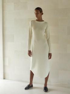 Gael Knit Dress in Ivory from Urbankissed