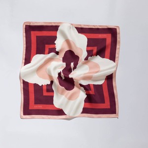 Silk Scarf - Dark Red from Urbankissed