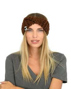 Twisted Knitted Headband - Brown from Urbankissed