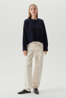 The Woolen Chunky Sweater - Blue via Urbankissed