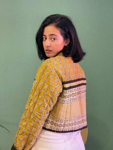 Quilted Mustard Jacket via Urbankissed