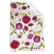 Floral Tea Towel Cotton - Zinnea from Urbankissed