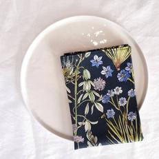 Floral Cloth Napkins (Set of 2) - Blue Fynbos from Urbankissed