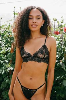 Tokyo - Lace Longline Bralette via Urbankissed