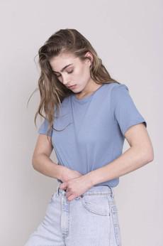 The Gigi - Crew Tee Blue from Urbankissed
