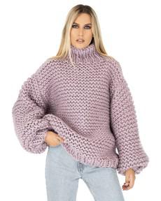 Turtle Neck Sweater - Lilac from Urbankissed