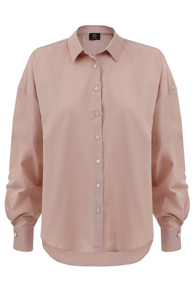 Classic Oversize Beige Shirt from Urbankissed
