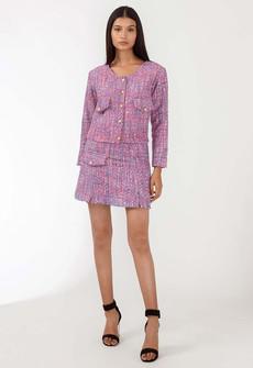Handwoven Co-Ord Set - Pink via Urbankissed