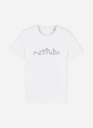 Embroidered Skyline - Milan | Organic Cotton T-shirts from Urbankissed