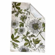 Floral Tea Towel Cotton - Passionfruit from Urbankissed
