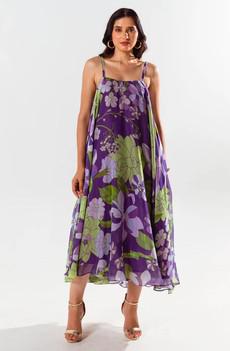 Floral Dress - Chiffon in Lilac via Urbankissed