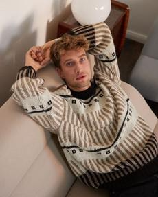 Ethno: Off-White Alpaca Wool Sweater via Urbankissed