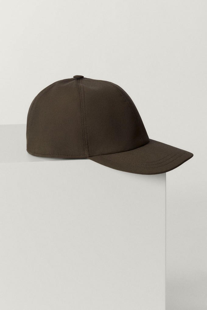 The Merino Wool Baseball Hat - Kaki Green from Urbankissed