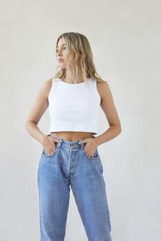 The Joanna | Crop Top - White from Urbankissed