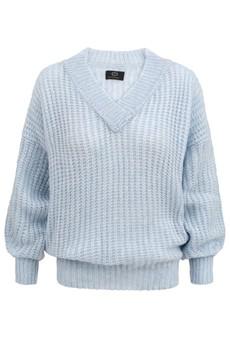 Sweater V Merino Blue via Urbankissed