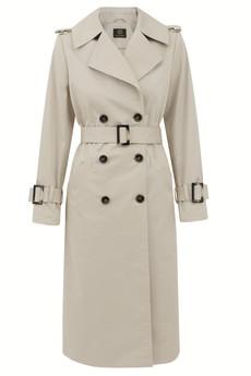 Light Beige Trench Coat via Urbankissed