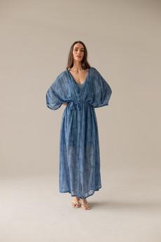 Pareo Dress Blue Print via Urbankissed