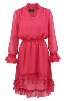 Ines Raspberry Dress via Urbankissed