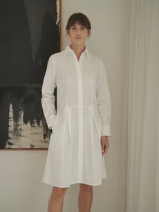 Ophelia Shirt Dress in White via Urbankissed