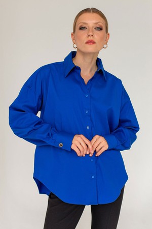 Classic Oversize Sapphire Shirt from Urbankissed