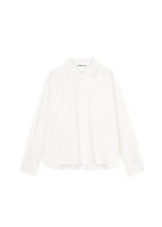 Wide fit cotton blouse via Vanilia