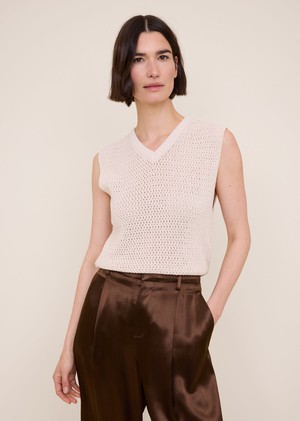 Knitted cotton spencer from Vanilia