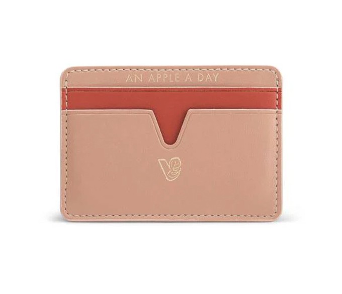 Cider Apple Leather Cardholder from Veganologie