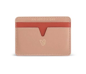 Cider Apple Leather Cardholder from Veganologie