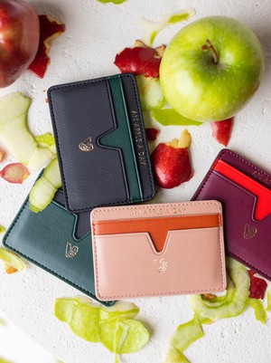 Cider Apple Leather Cardholder from Veganologie Cider Apple Leather Cardholder from Veganologie