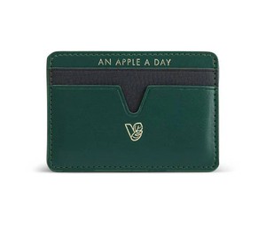 Cider Apple Leather Cardholder from Veganologie