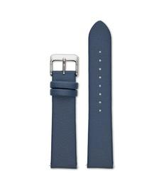 NAVY WITH BRUSHED SILVER BUCKLE | 20MM via Votch