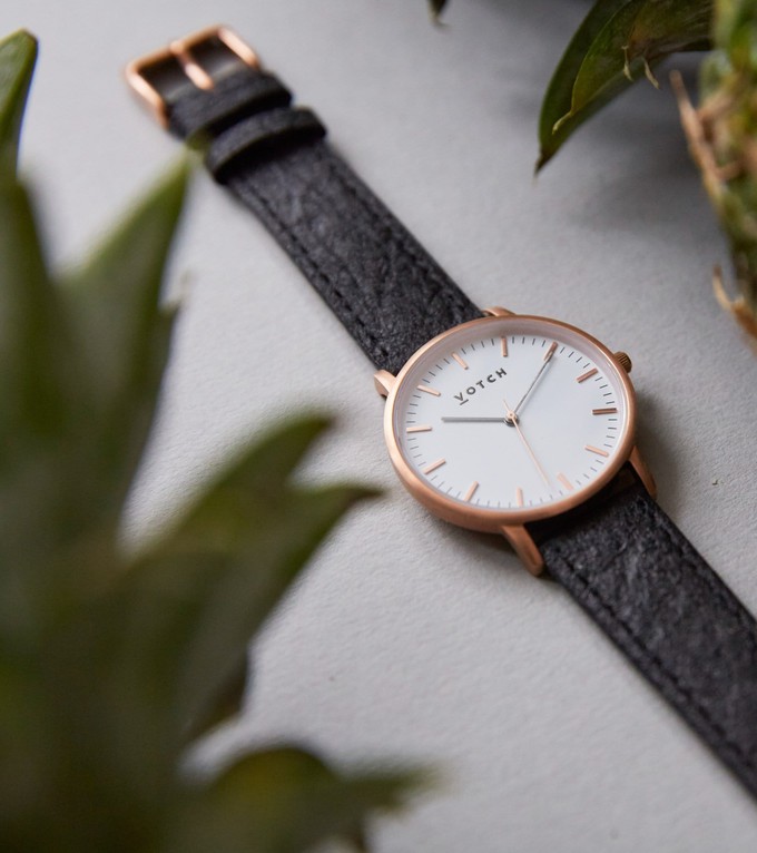 Rose Gold & Piñatex Watch | Moment from Votch