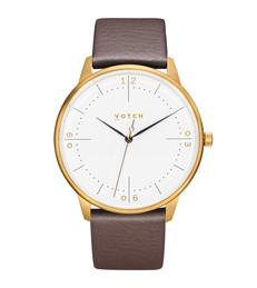 Gold & Brown Watch | Aalto via Votch