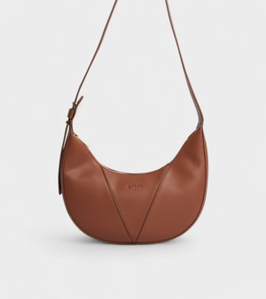 River Hobo Bag in Brown with FREE Raya Keyring from Votch