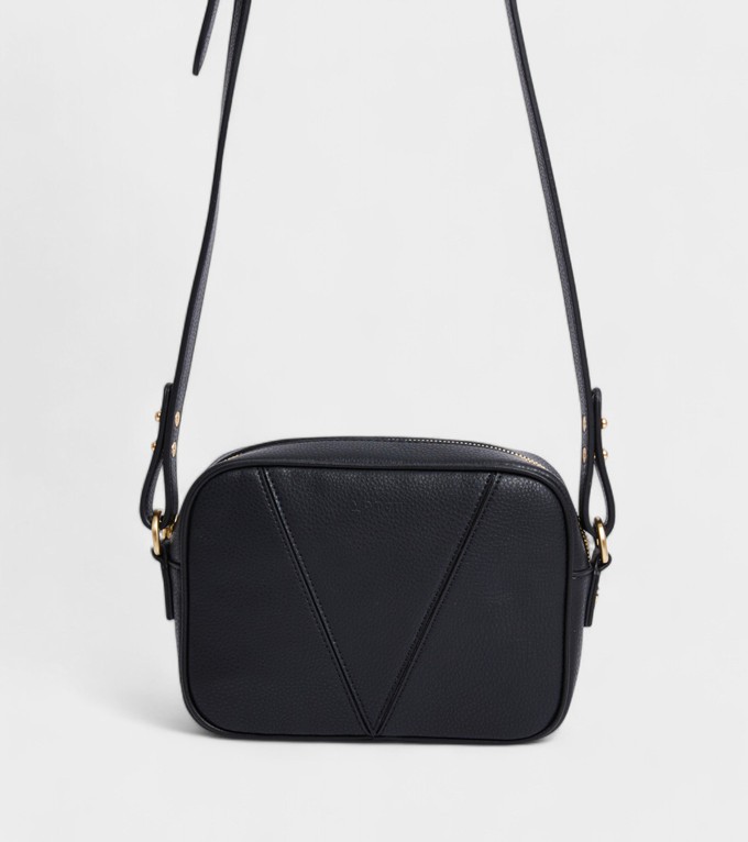 Silvie Crossbody Bag in Black with FREE Raya Keyring from Votch