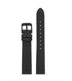 Piñatex Black with brushed black buckle | 16mm via Votch