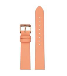 Coral with brushed rose gold buckle | 18mm via Votch