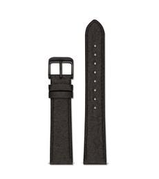 Piñatex Black with brushed black buckle | 18mm via Votch