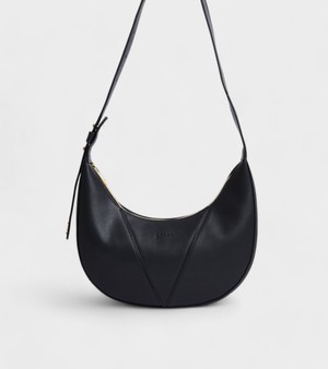 River Hobo Bag in Black with FREE Raya Keyring from Votch