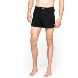 Weit geschnittene Boxershorts aus Bio-Baumwolle, schwarz from Waschbär