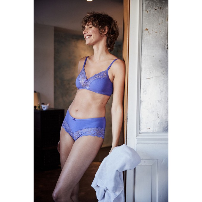 Panty mit Spitze, kokos from Waschbär