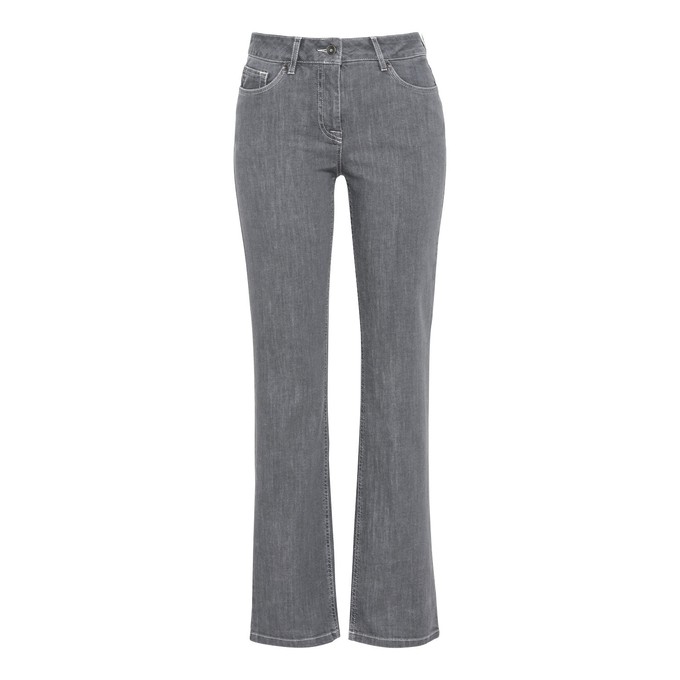 Jeans DIE GERADE aus Bio-Baumwolle, grey from Waschbär