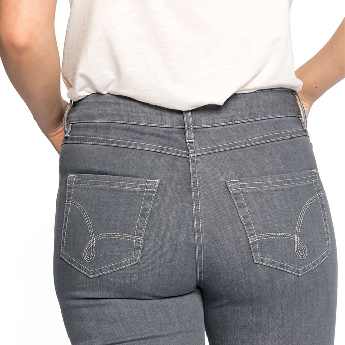 Jeans DIE GERADE aus Bio-Baumwolle, grey from Waschbär