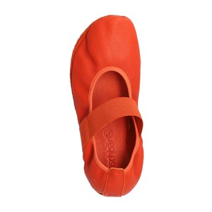 Barfußschuh Ballerina aus Bio-Leder, orange from Waschbär