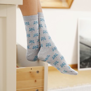Waschbärsocken aus Bio-Baumwolle, grau-türkis from Waschbär