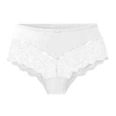 Panty mit Spitze, kokos via Waschbär